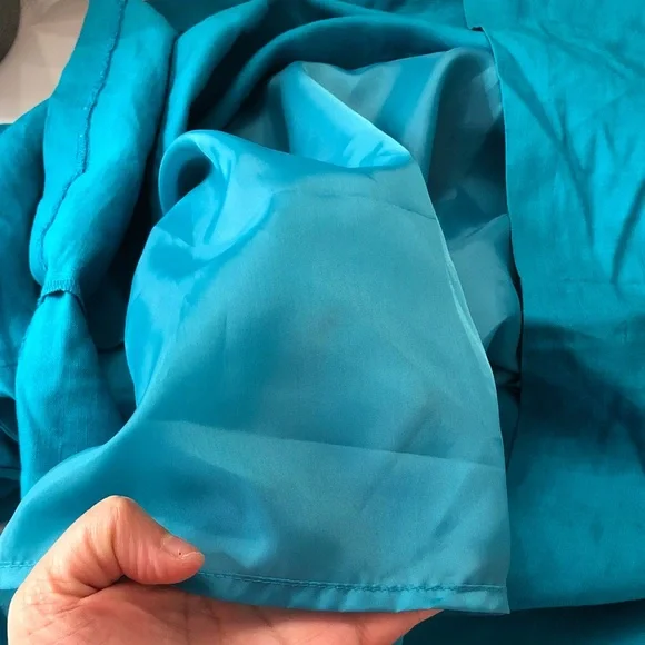 Jessica London Teal V-Neck Sheath Dress size 18 - Picture 9 of 13